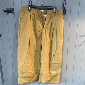 Women’s BDG wide leg cropped  Casual pants  in olive green